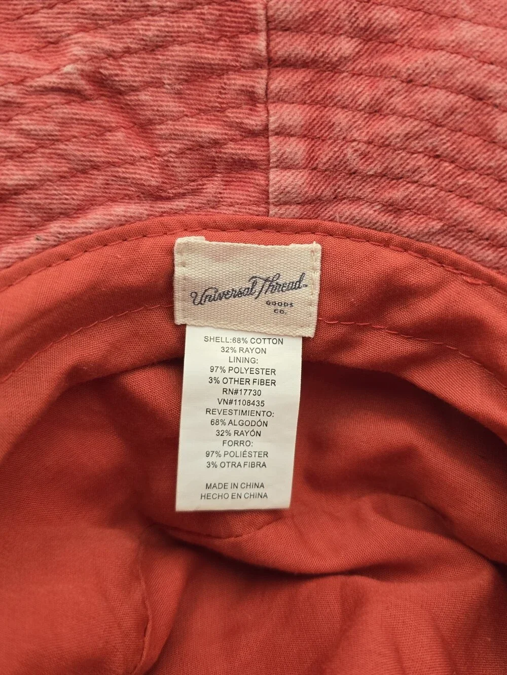 Universal Thread Washed Bucket Hat